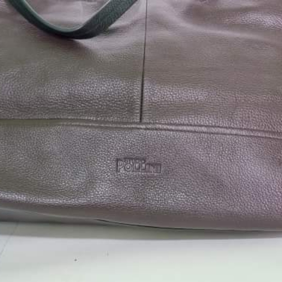 Studio Pollini Dark brown leather tote bag - Picture 2 of 8